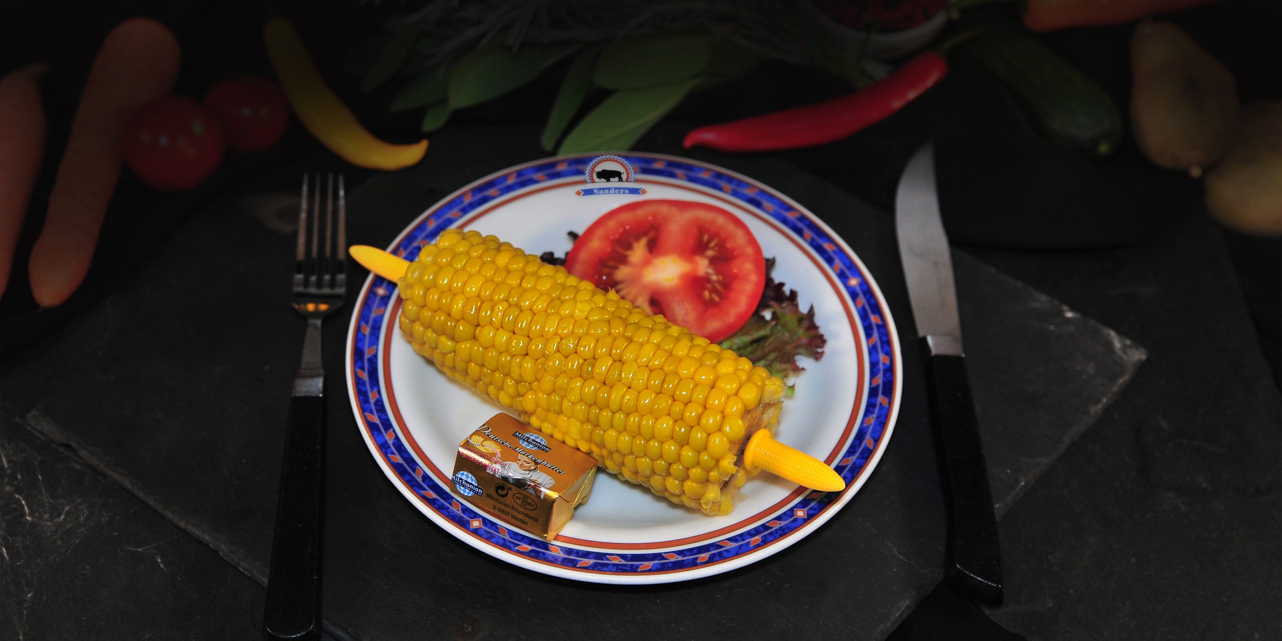 Sanders Steakhaus Maiskolben