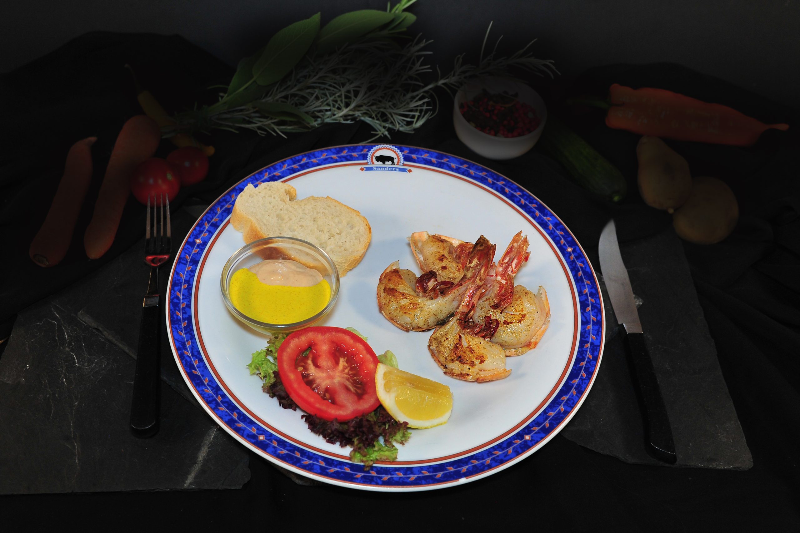 Sanders Steakhaus Black Tiger Garnelen
